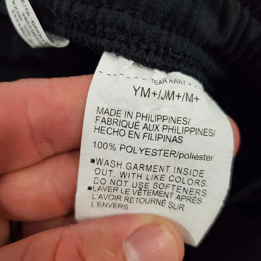 Under Armour Brawler 2.0 Boys Jogger Pants Medium Black Fleece Lined Tapered Leg